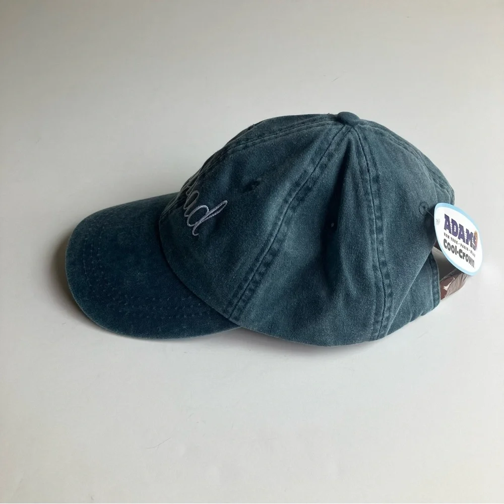 Adams Cool Crown Blue Mesh Lined Baseball Hat Bride Squad Dad Hat Ball Cap NWT